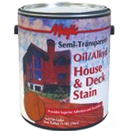 MAJIC PAINTS Yenkin-Majestic 8-0150-1 1 gal Superior Protection Stain; Cedar 8-0150-1